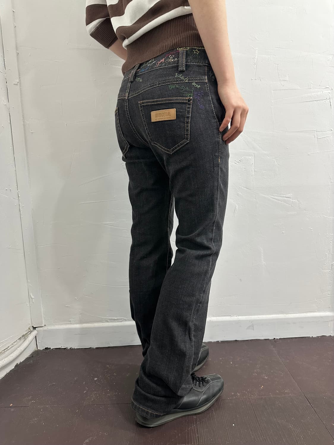 sonia rykiel punk needlework denim pants 상품이미지6