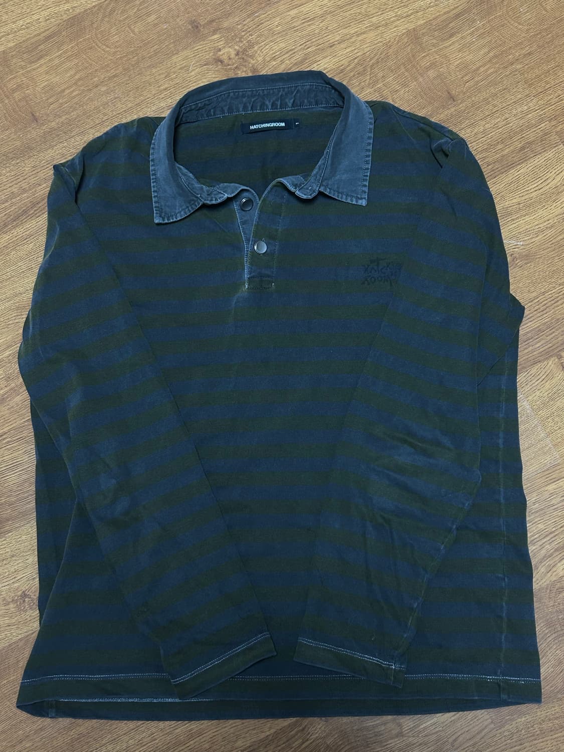 해칭룸 스트라이프 폴로 티셔츠 상품이미지3