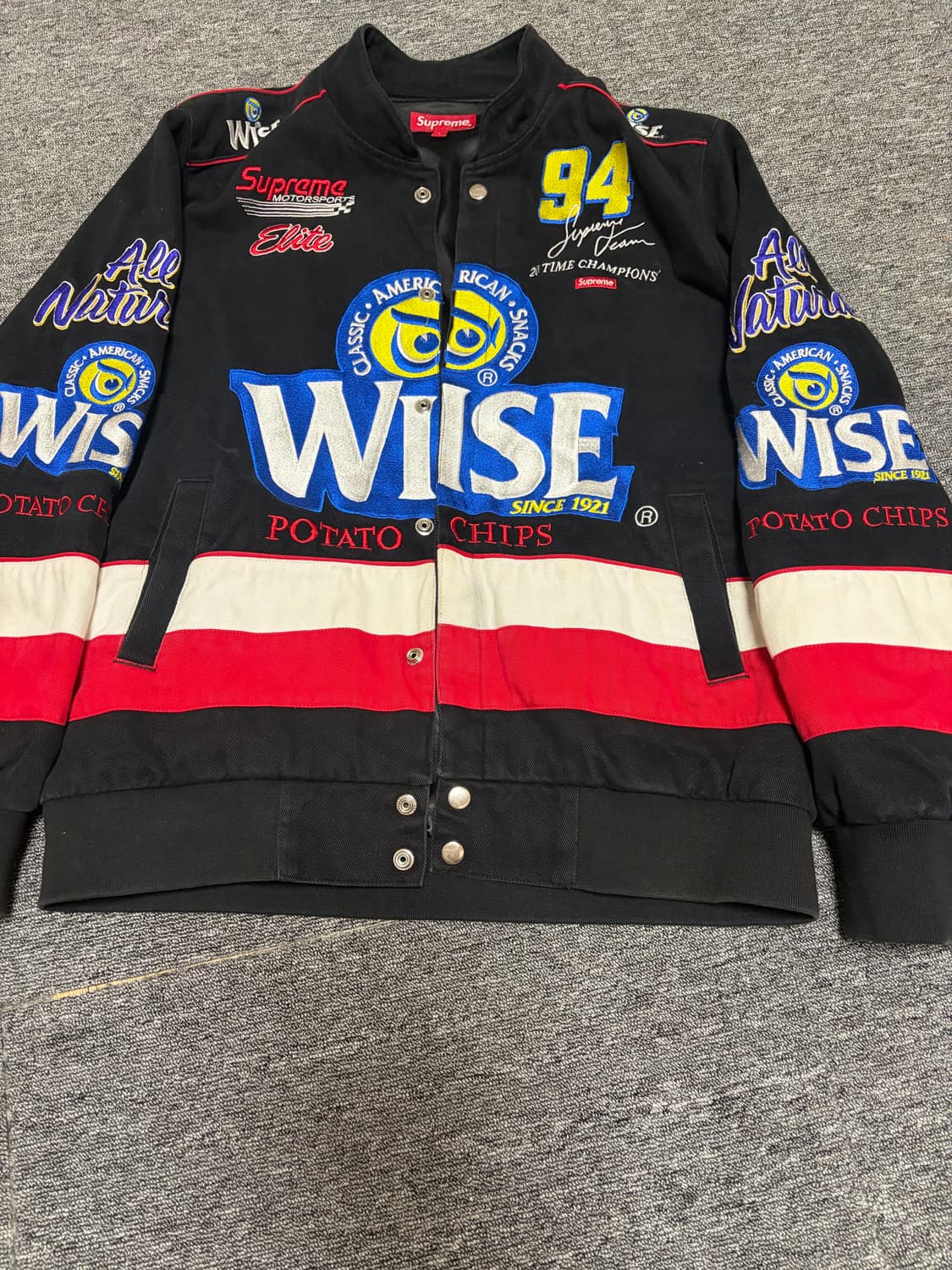 슈프림 wise 콜라보 레이싱자켓 상품이미지1