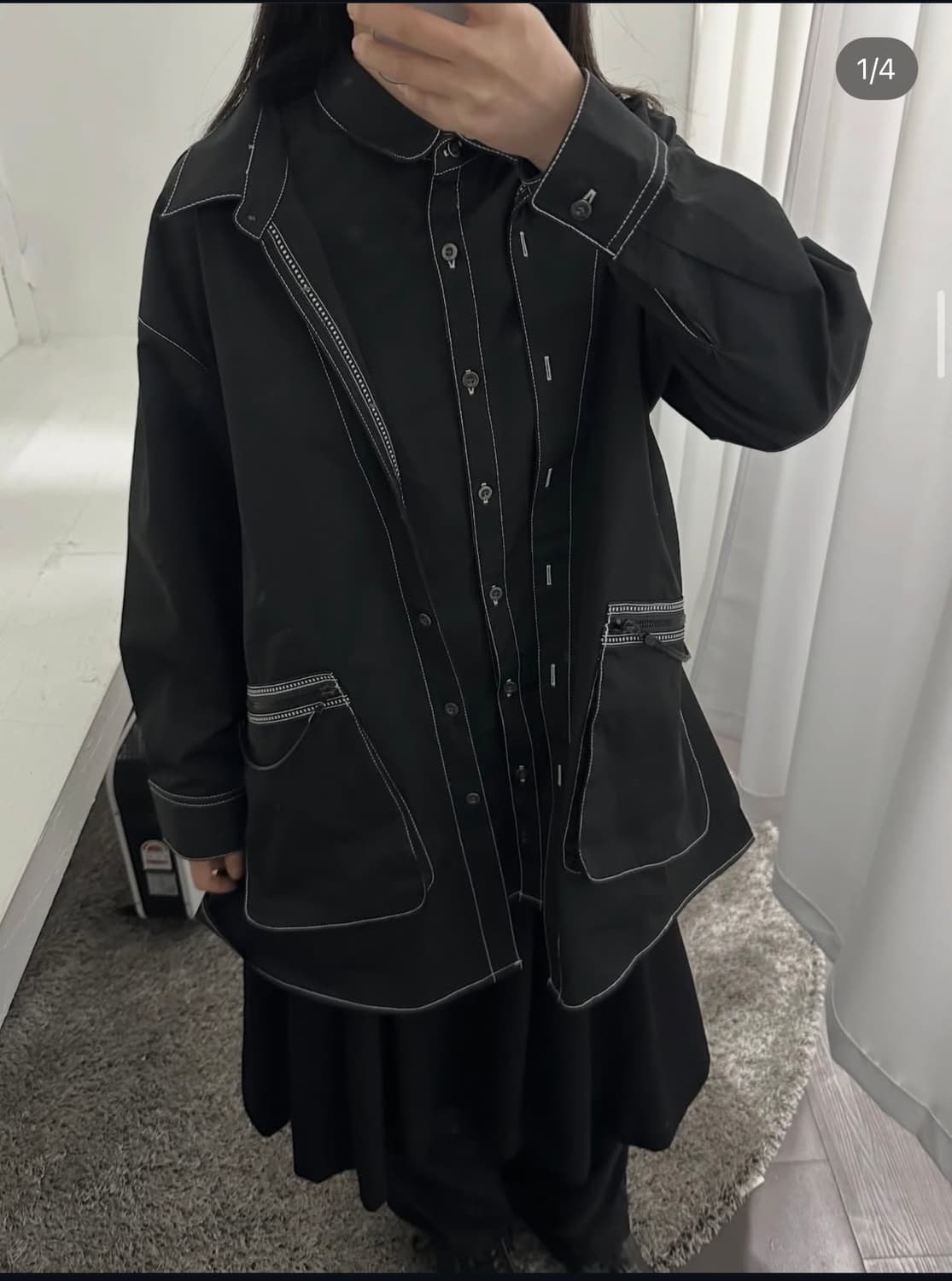 kyoko higa layered jacket 상품이미지2