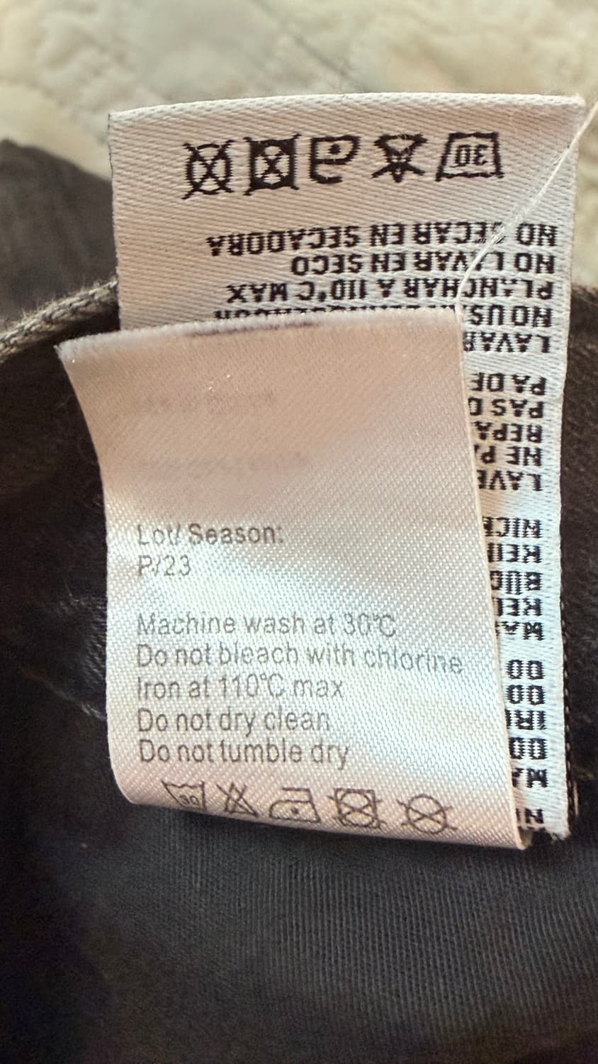 R13 벤티 데님 진 팬츠 흑청 (30) 상품이미지8