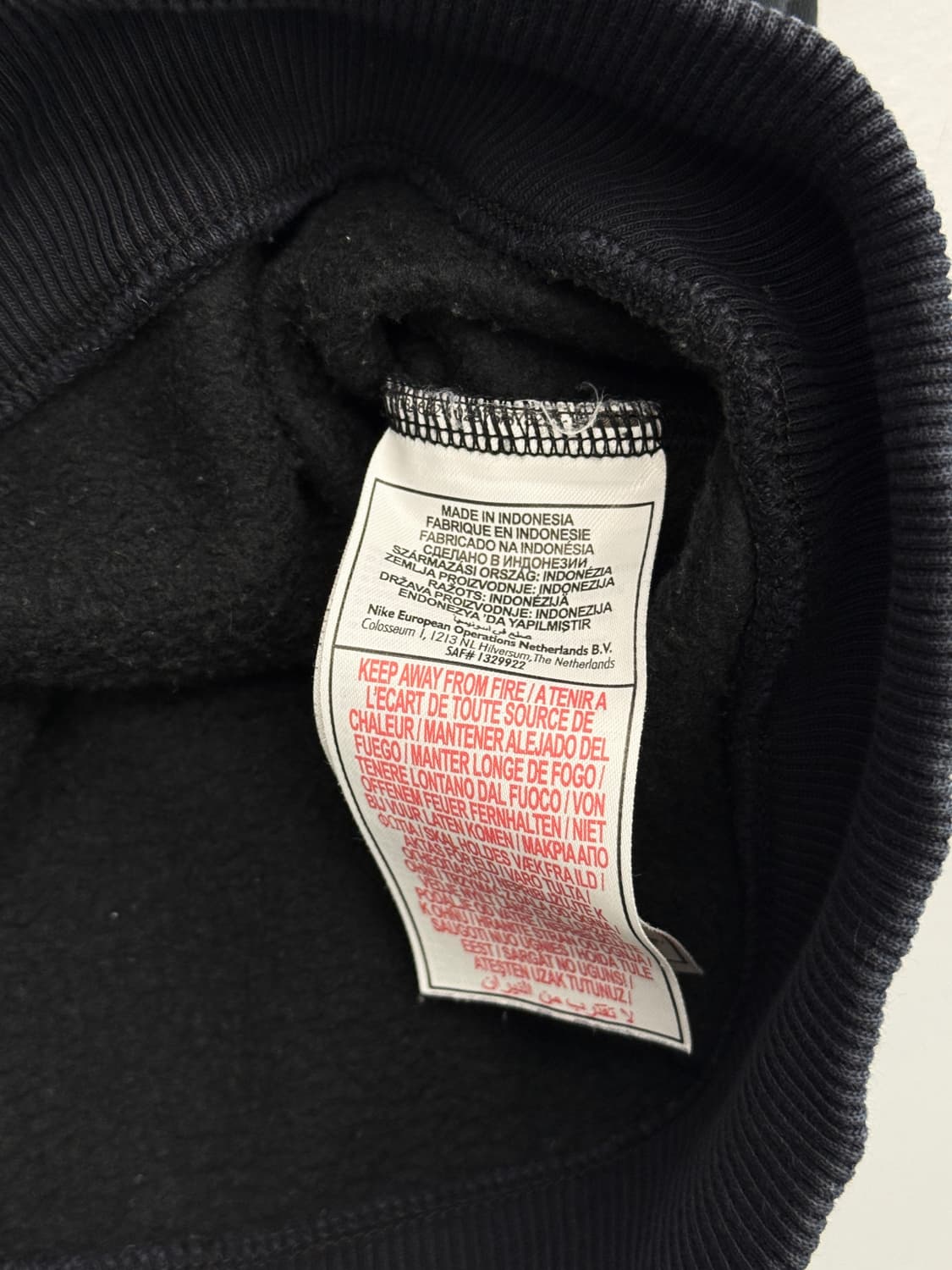 나이키 90‘s 오버핏 빅스우시 사이드라인 스웻 셔츠 상품이미지5