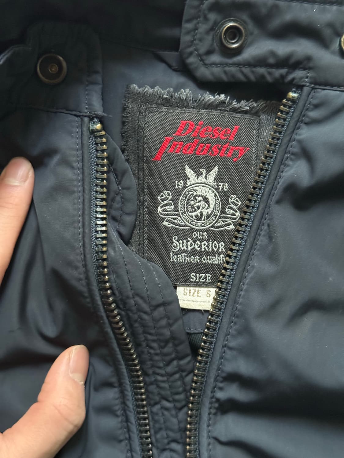 디젤 바이커 자켓 s 상품이미지3