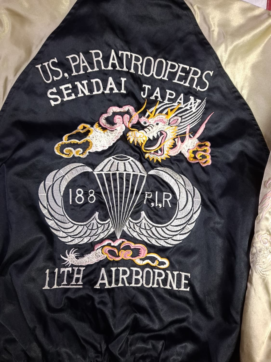 오리지날 일본판 Shoot One 미육군 11공수사단 수베니어 스카잔 상품이미지2