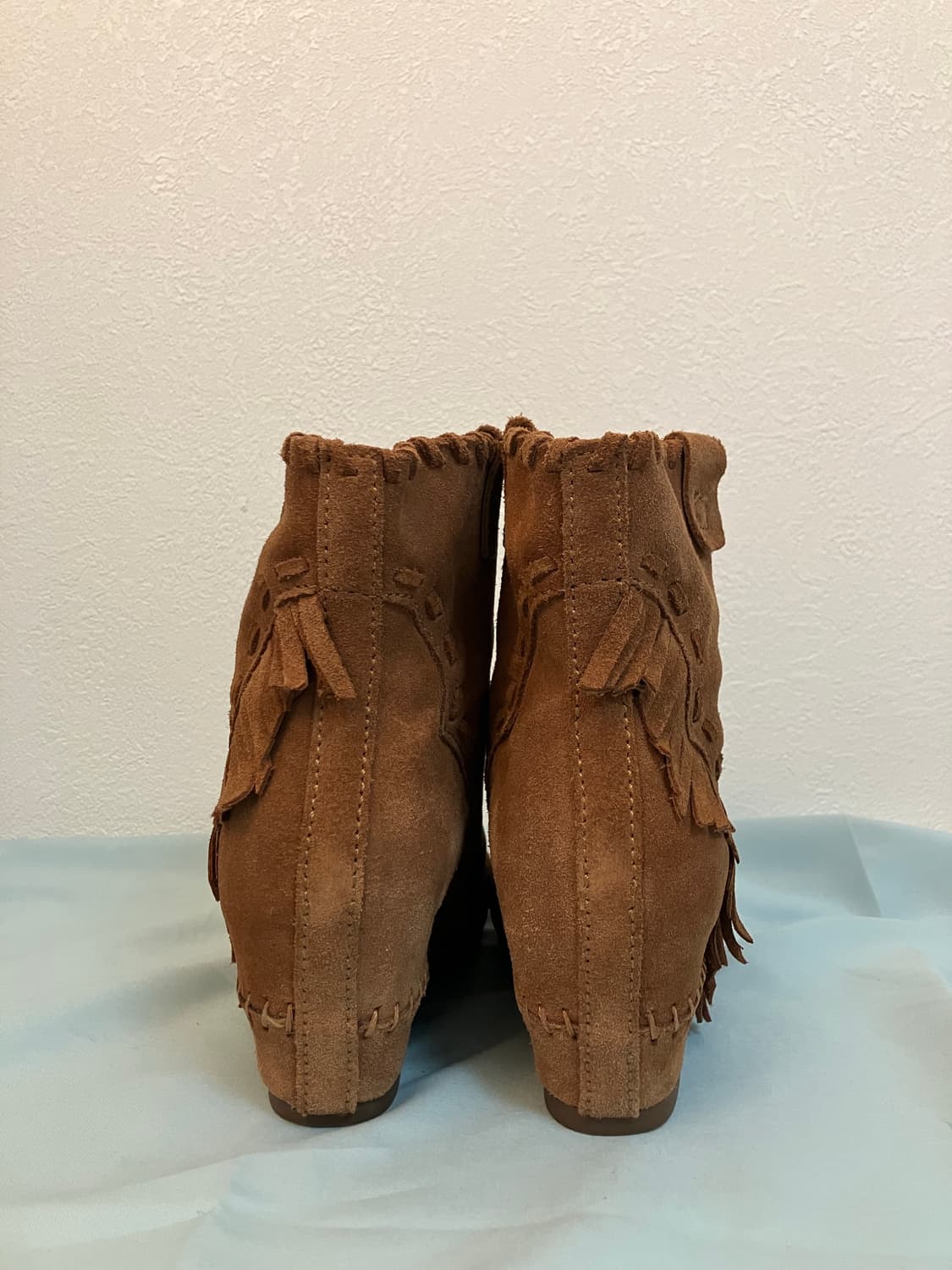 아쉬 ash 스웨이드부츠 웨지힐부츠 y2k 상품이미지3