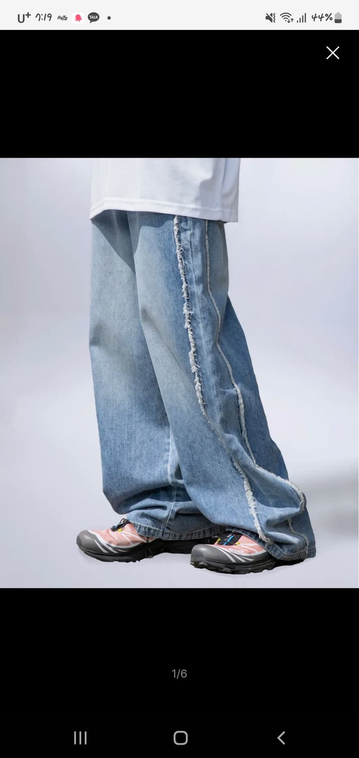 XP150 스웰 데님 팬츠 (BLUE) (스트릿)(빈티지) 상품이미지1