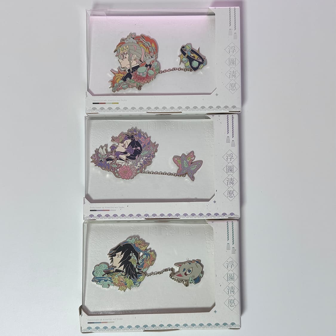 귀멸의 칼날 캔뱃지 무한성 원화 귀칼 특전 기유 시노부 텐겐 상품이미지1