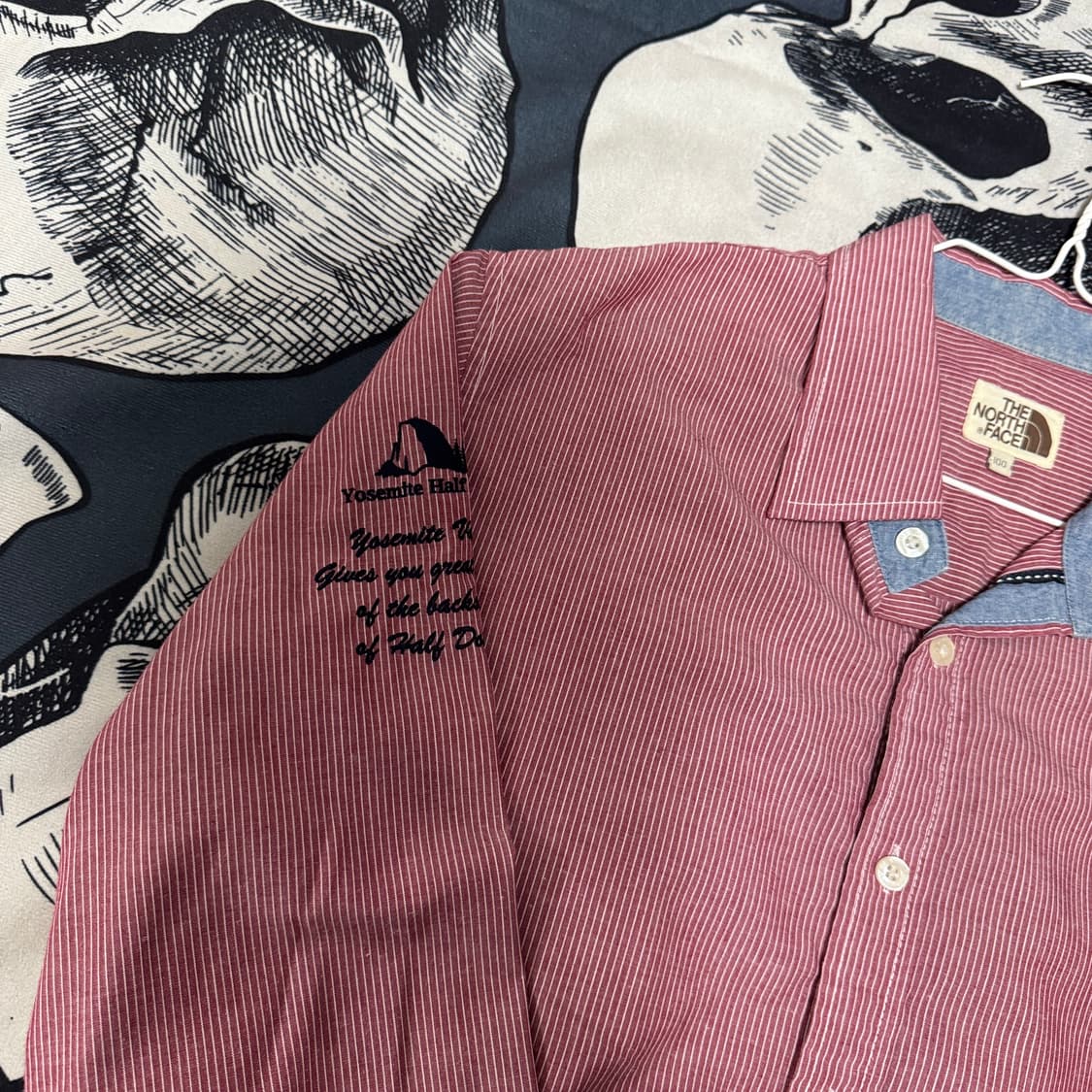 노스페이스 스트라이프셔츠 100사이즈  상품이미지3