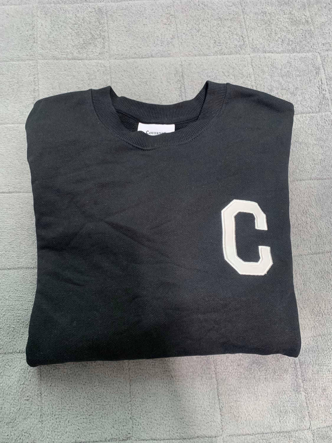 커버낫 맨투맨 블랙 M 상품이미지8