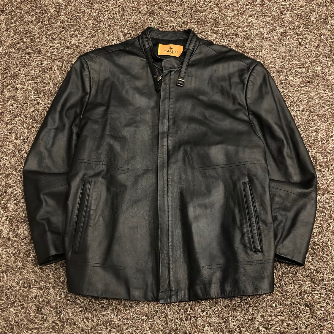 GAUDI 소가죽 레더 카우스킨 가죽 자켓 상품이미지1