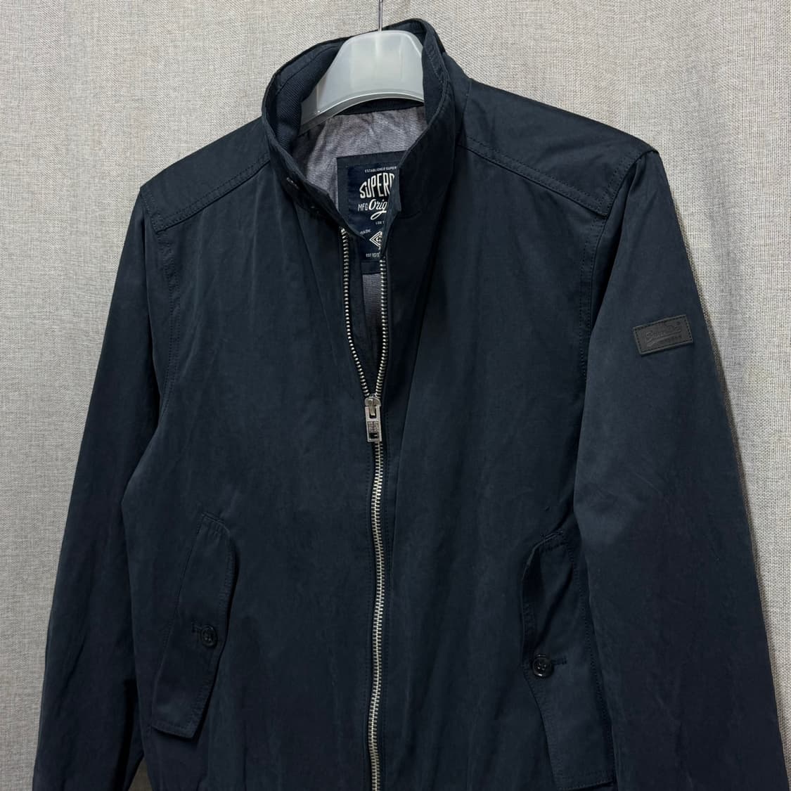 [L] 슈퍼드라이 superdry  블루종 해링턴 봄버 자켓 상품이미지3