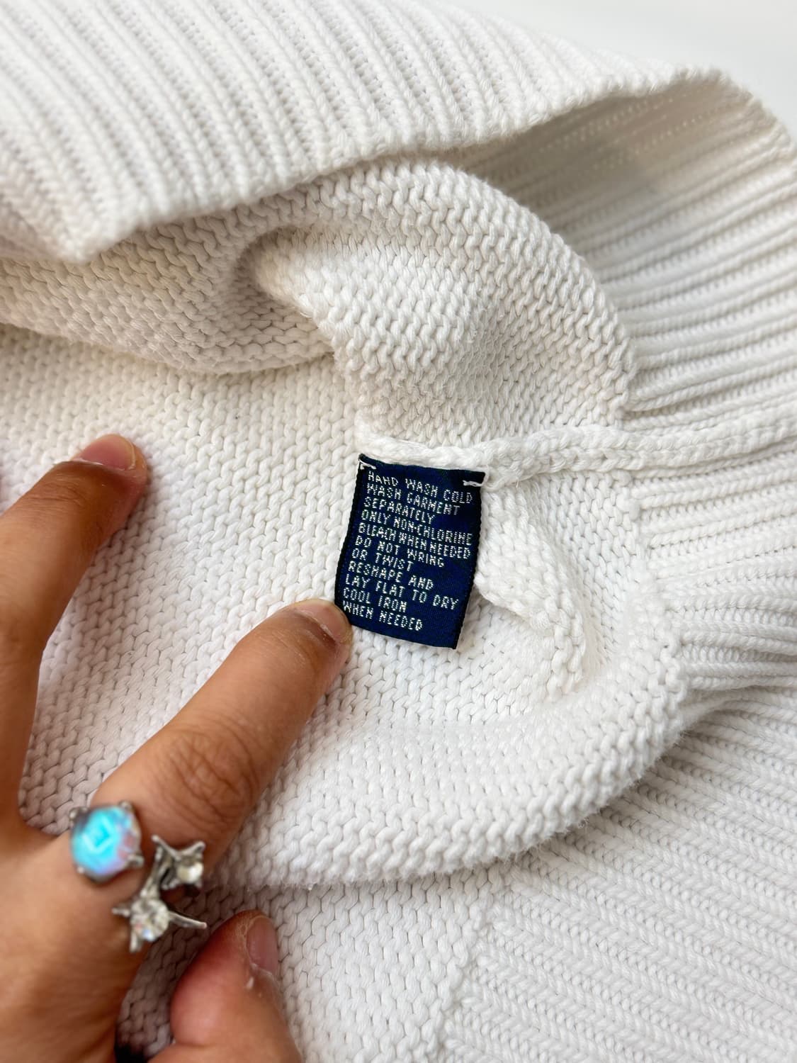 Polo 폴로 랄프로렌 화이트 컬러 니트 베스트 상품이미지7