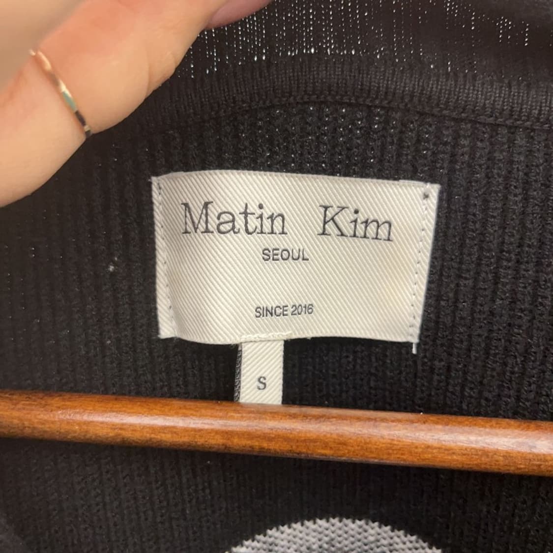 마뗑킴 빈티지 모던 시크 힙 세미크롭 집업 가디건 S C09057 상품이미지5
