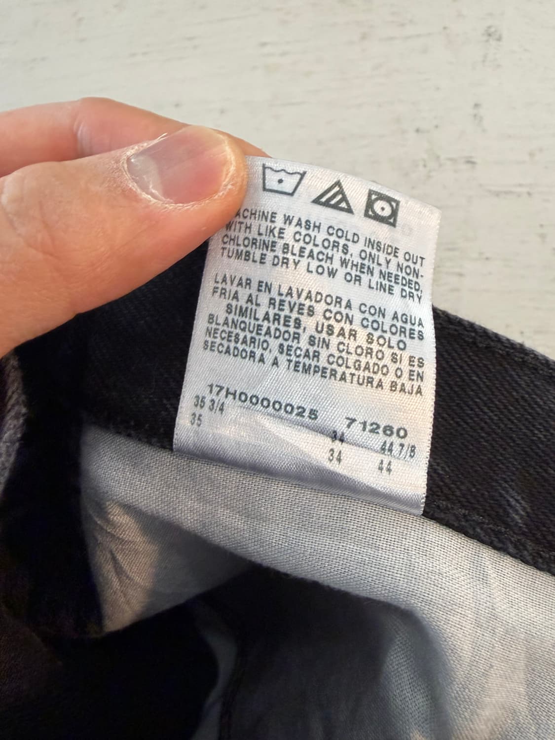 Rustler 블랙 데님 팬츠 34x34 상품이미지5