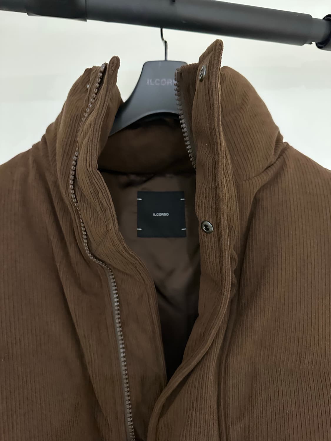 일꼬르소 유러피언 구스다운 코듀로이 패딩 (브라운) 상품이미지8