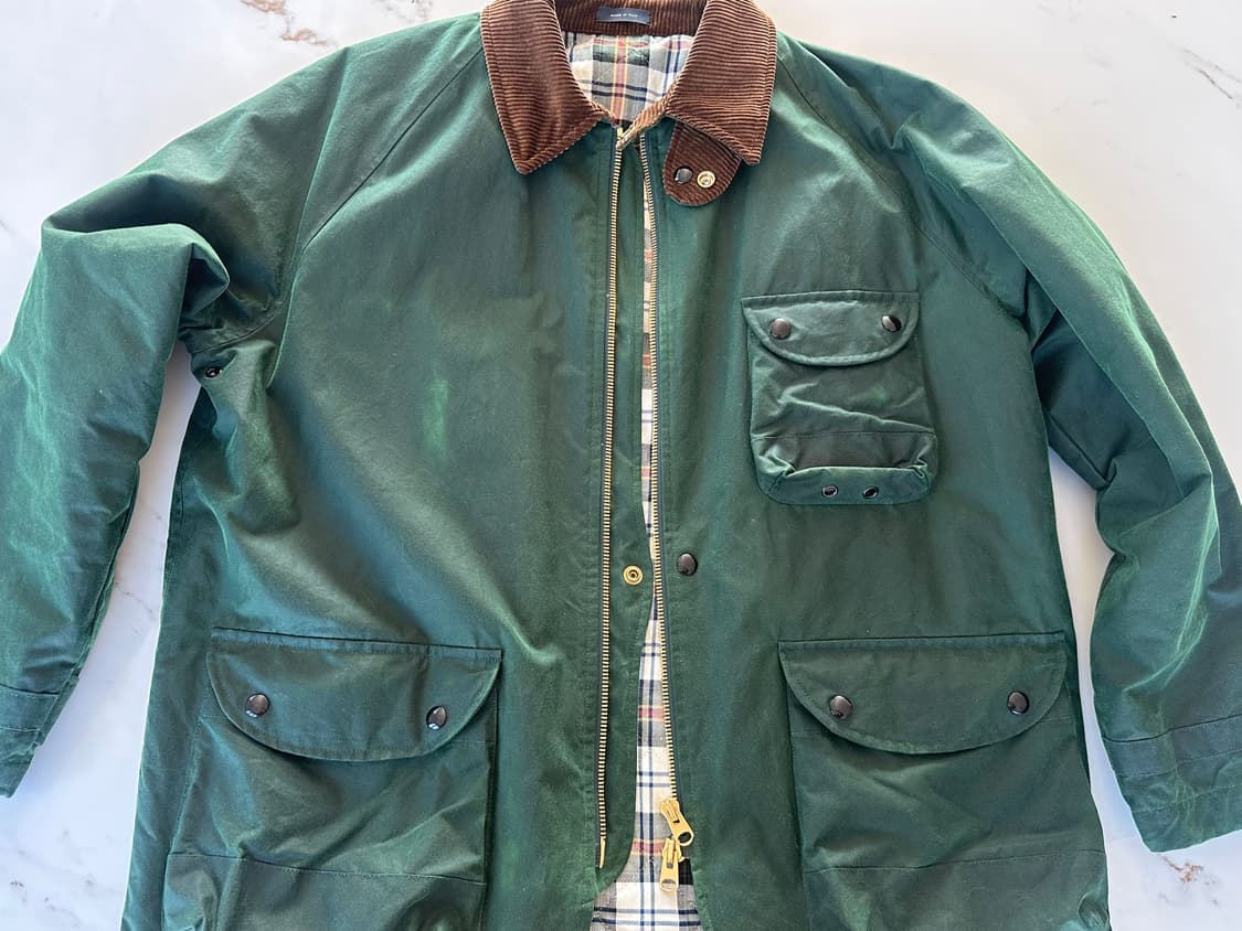 드레익스 그린 왁스 자켓 상품이미지1