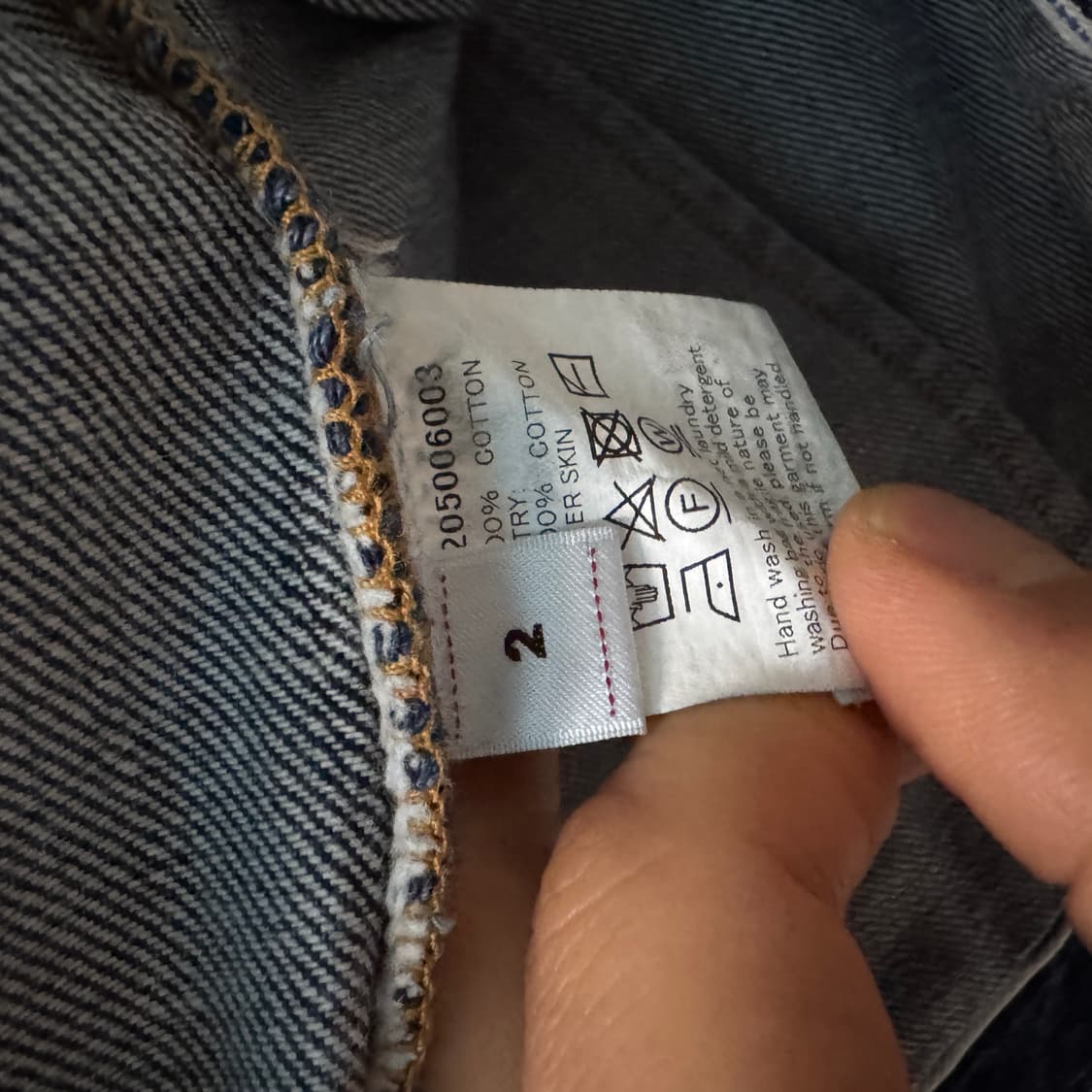 2)비즈빔 24SS 101XX JKT DMGD-1010 상품이미지4