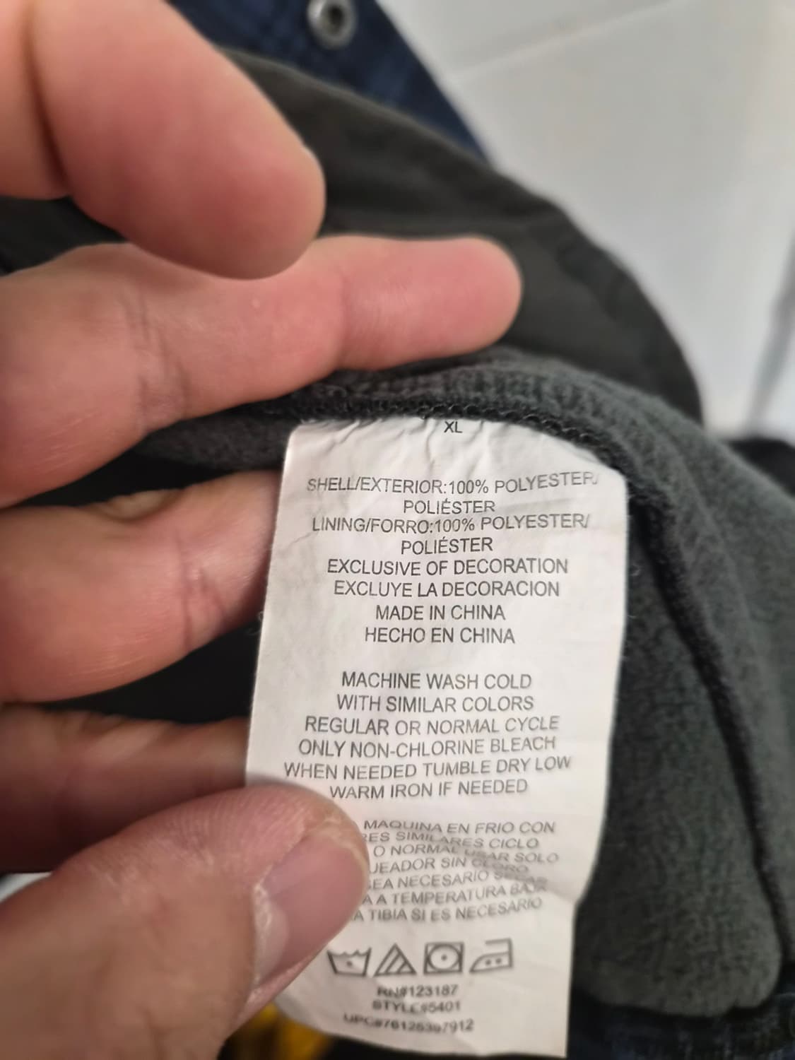 XL/110) 디키즈 플란넬 기모 후드 워크 셔츠 팝니다 상품이미지6