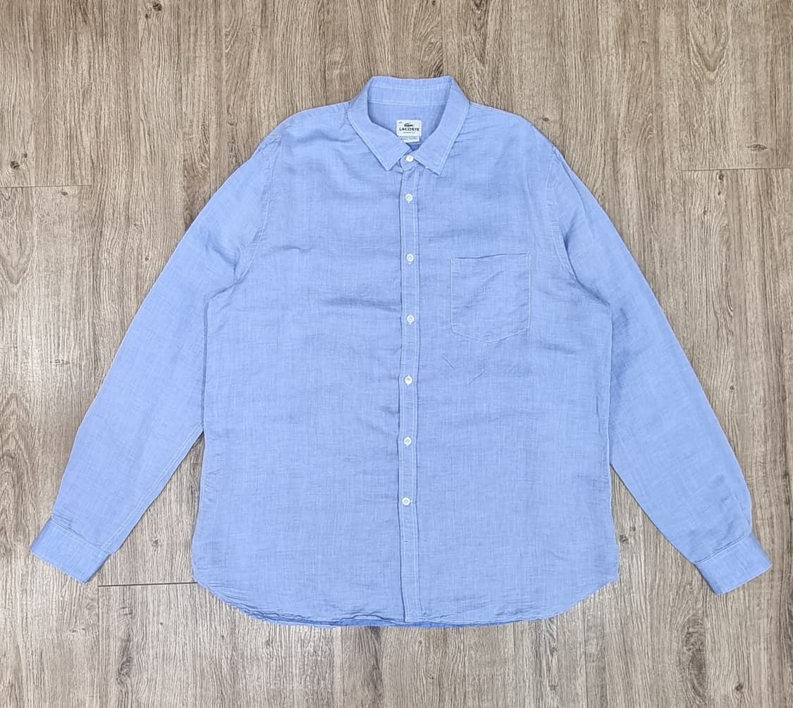 라코스테 린넨66% 혼방 셔츠 45size _ 남성 2xl 추천 상품이미지1