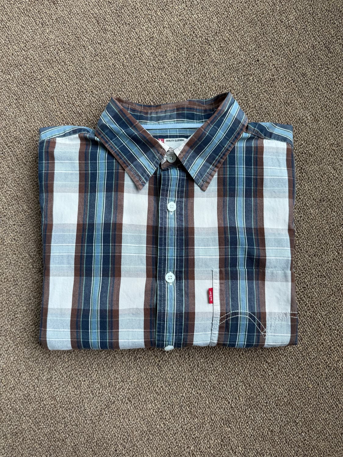 Levis 레드탭 체크 셔츠 상품이미지1