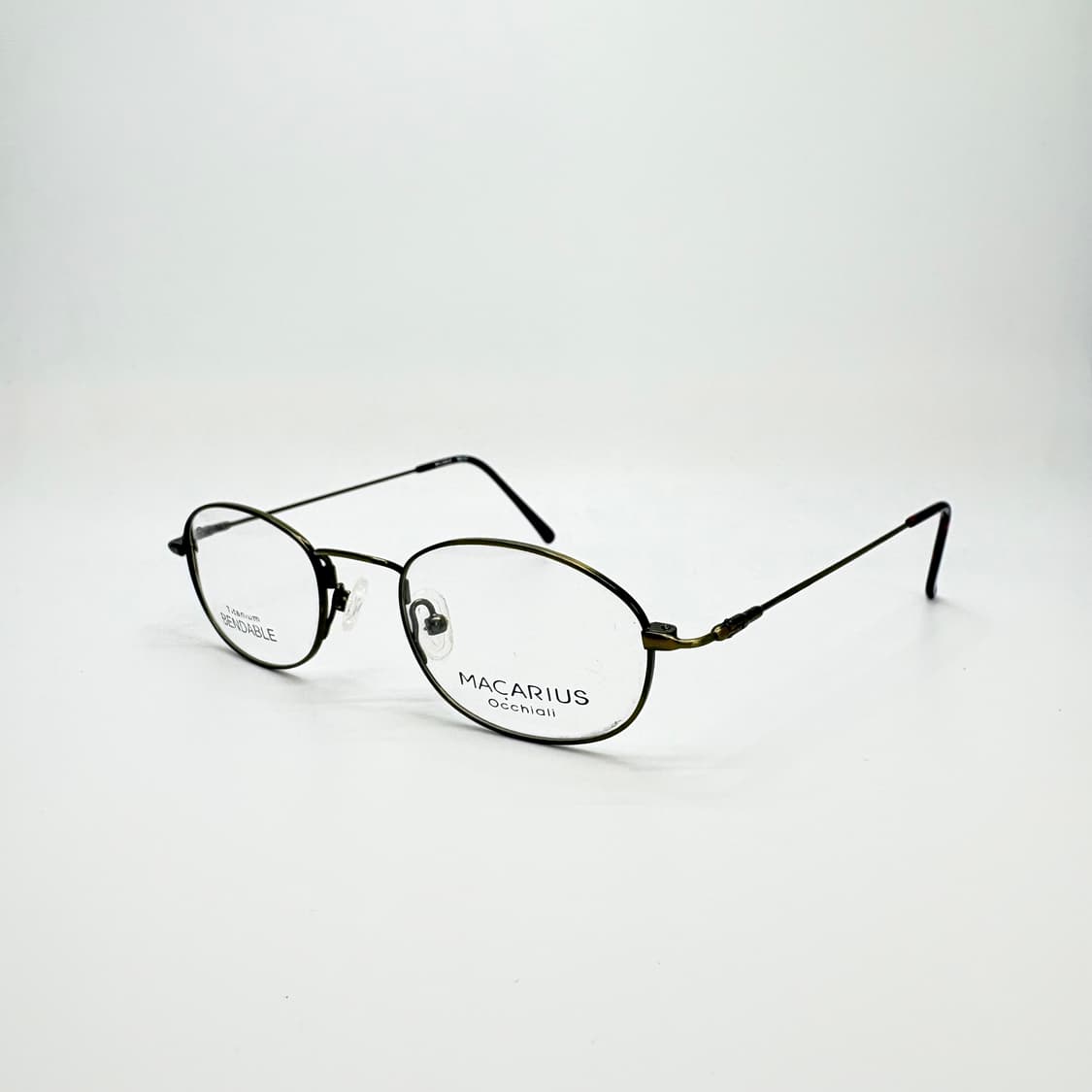 MACARIUS 카키 오벌 메탈테  상품이미지1