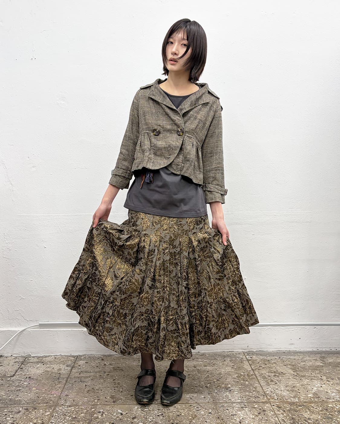 휴고 보스 오렌지 탭 빅 버튼 크롭 자켓 상품이미지9