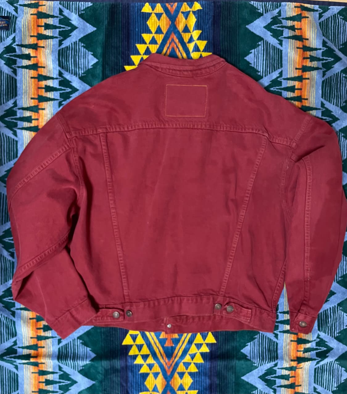 Levi's Type 3 jacket orange denim xl 상품이미지5