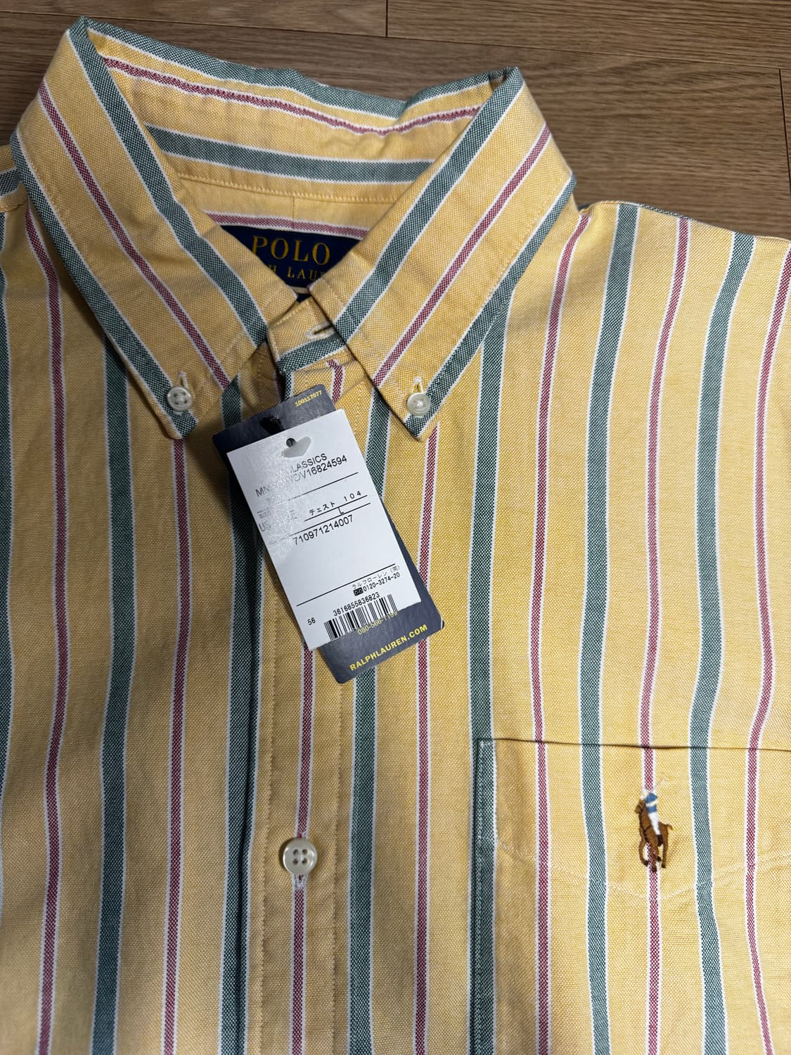 폴로 랄프로렌 스트라이프 셔츠 L 상품이미지2
