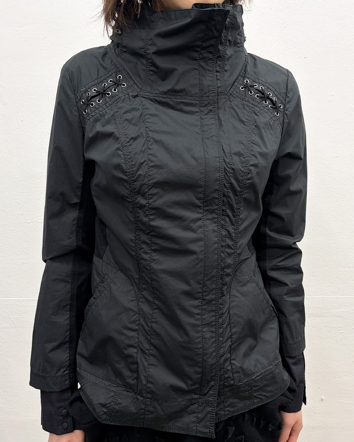 리츠코 시라하마 레이스업 자켓 상품이미지4