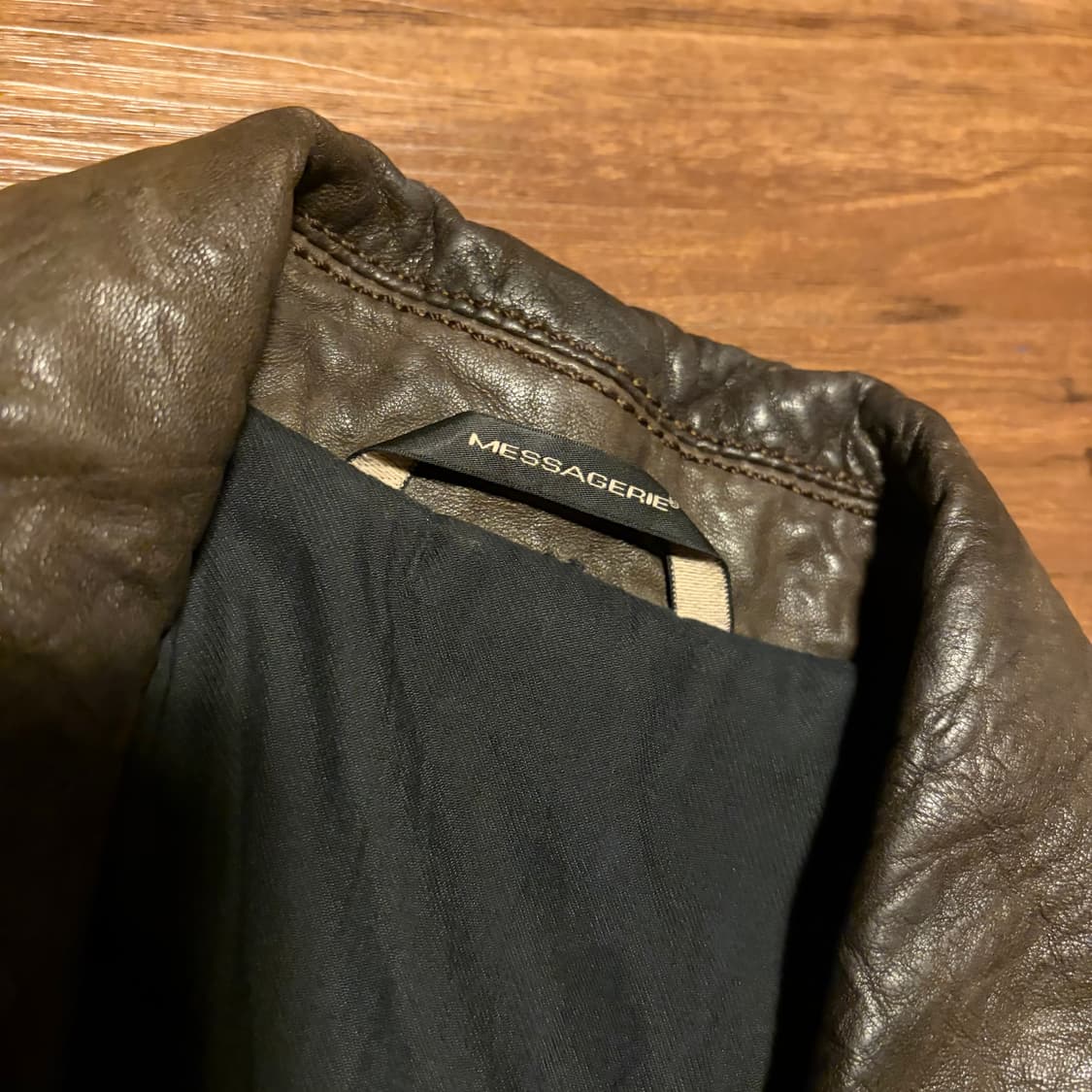 MESSAGERIE PANELED LEATHER JACKET 상품이미지7