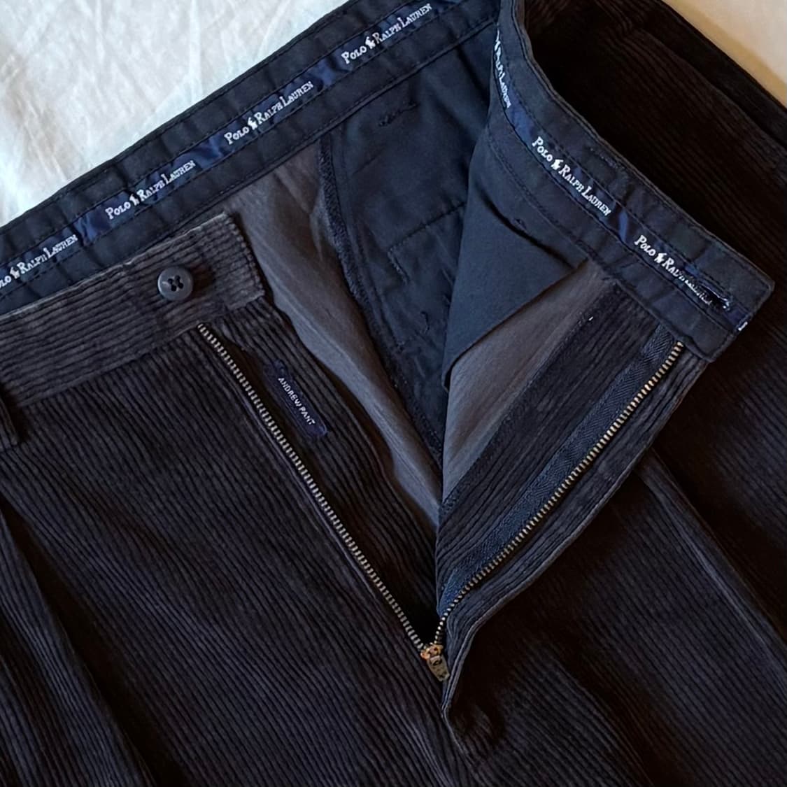 [35-36] 90s 폴로 랄프로렌 앤드류 코듀로이 투턱 팬츠 상품이미지4