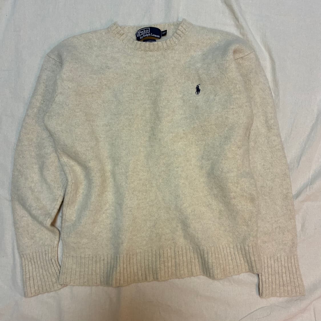 폴로 랄프로렌 아이보리 니트 100 상품이미지2