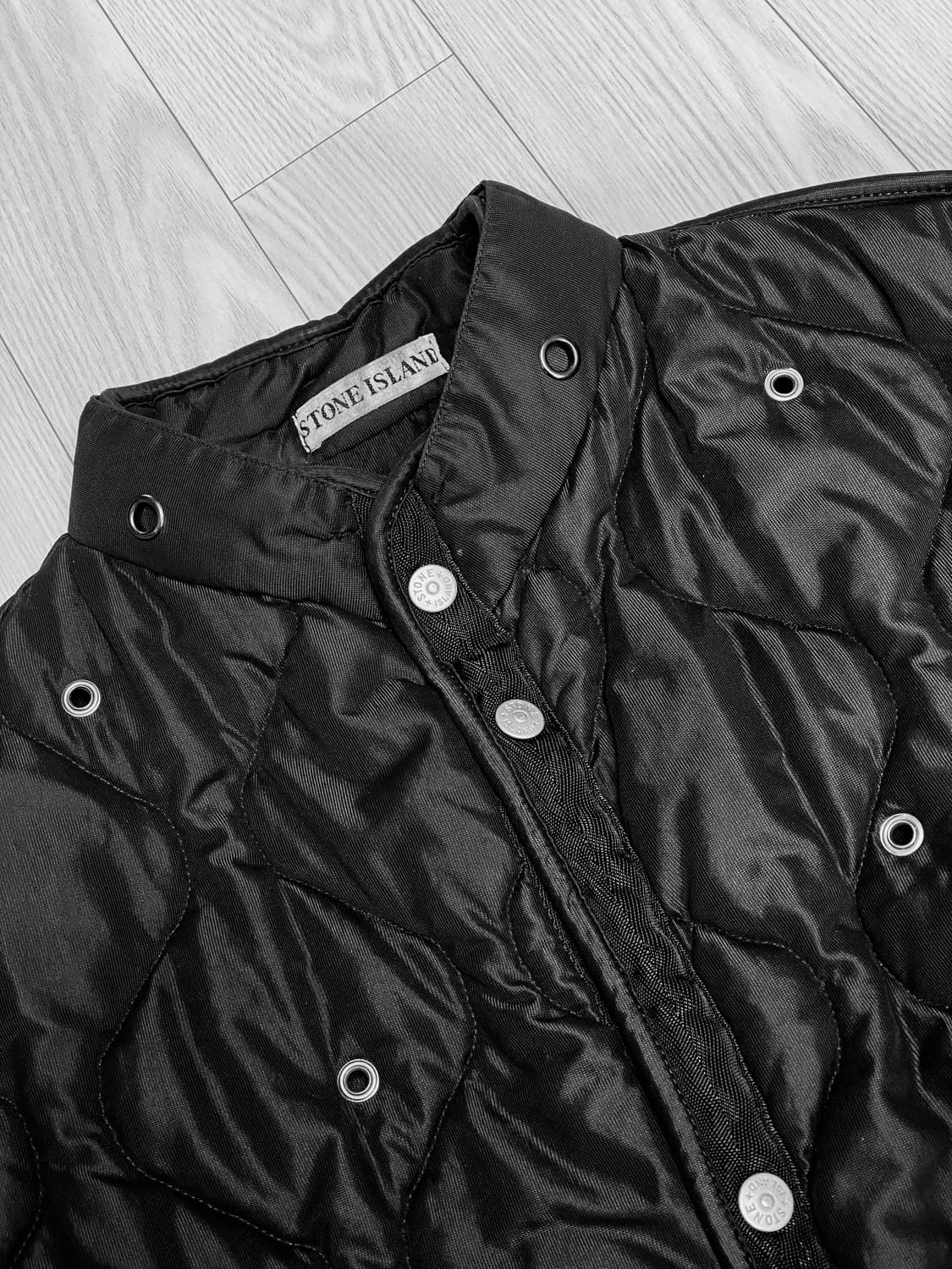 스톤아일랜드 고무 후드 탈부착 이너 패딩(내부 와펜 포켓) 100~105 상품이미지8