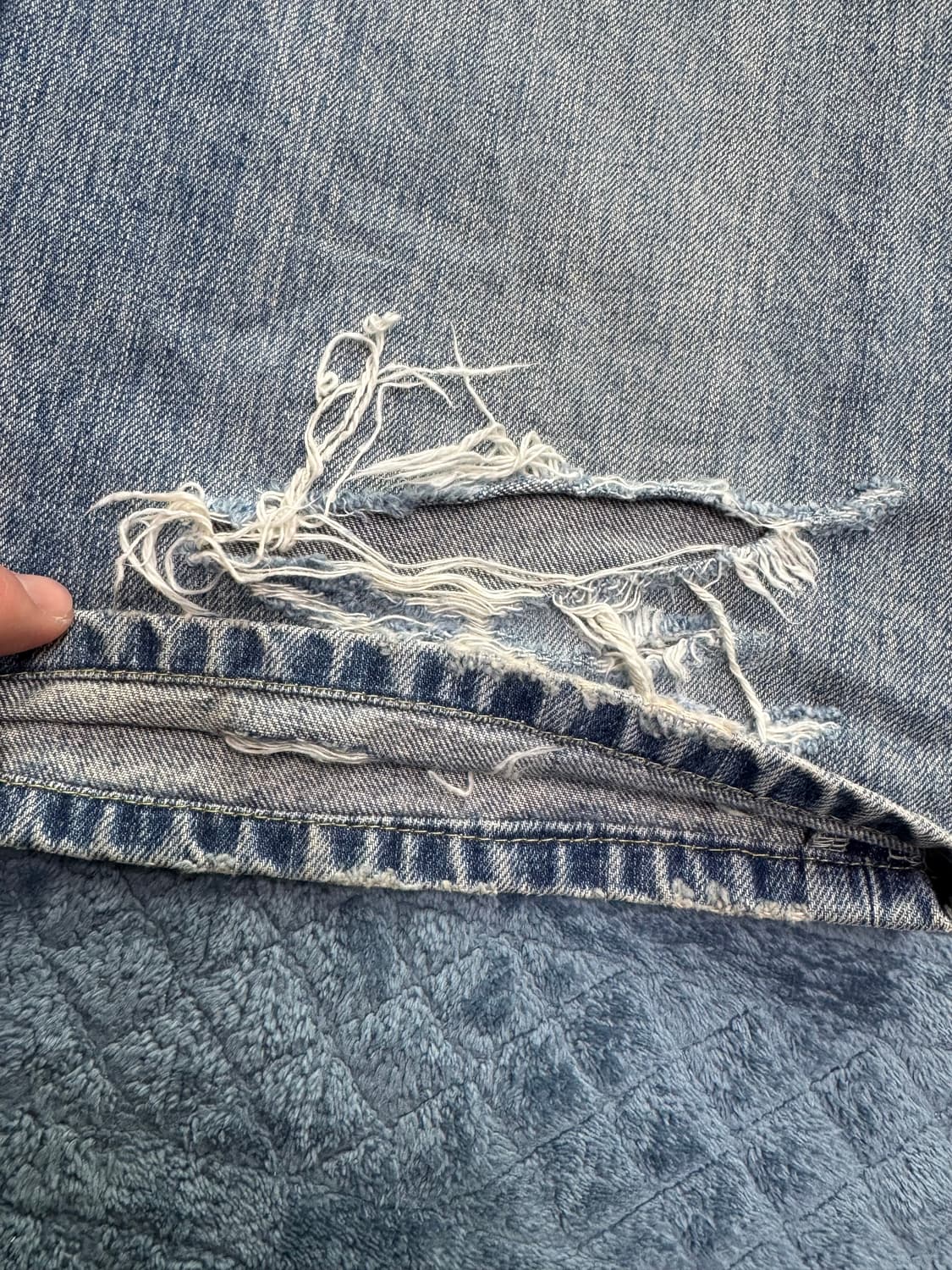 발렌시아가 인티그레이티드 벨트 데님 팬츠 L 상품이미지3