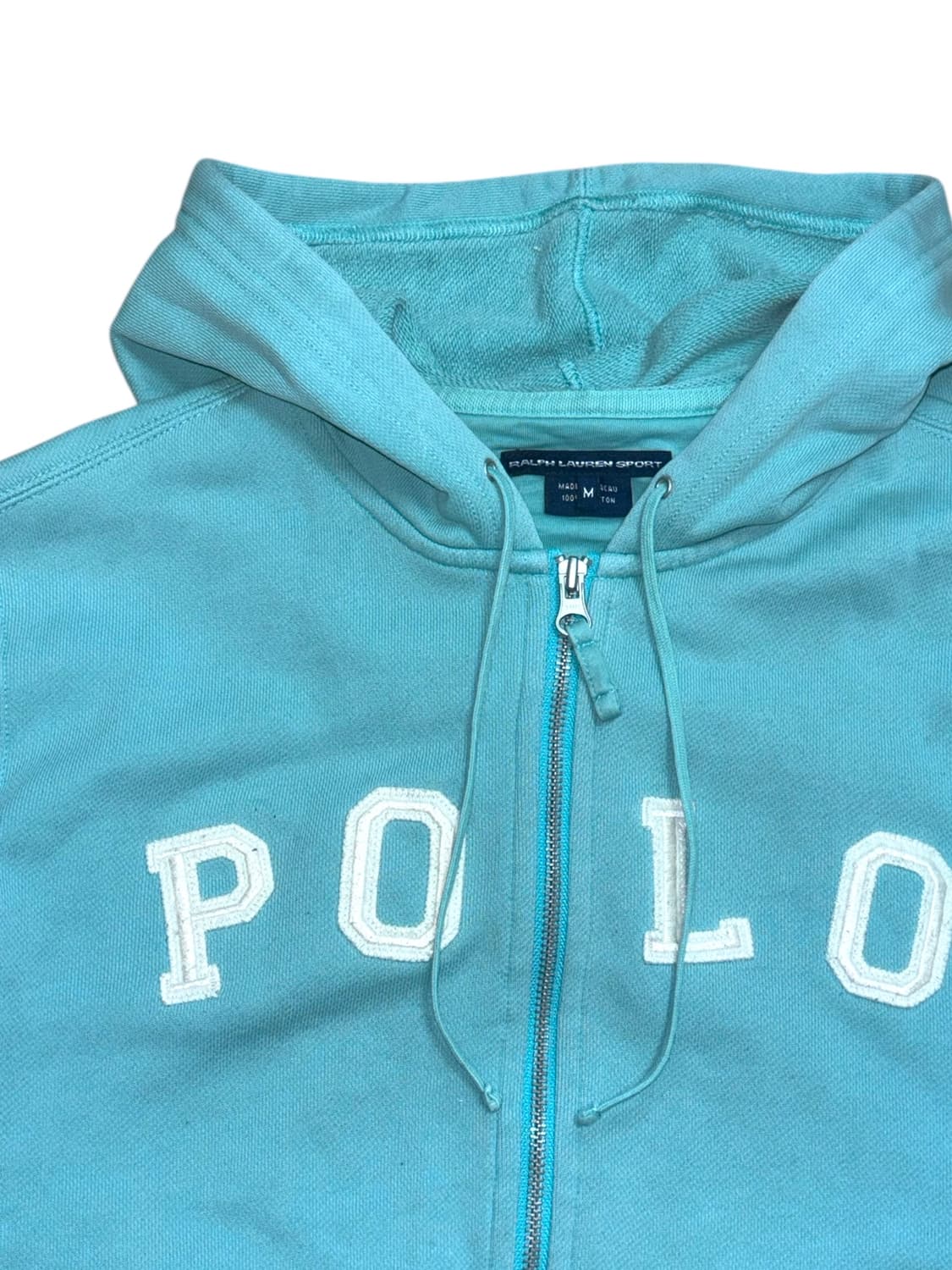 폴로 랄프로렌 아쿠아 블루 후드 집업 상품이미지5