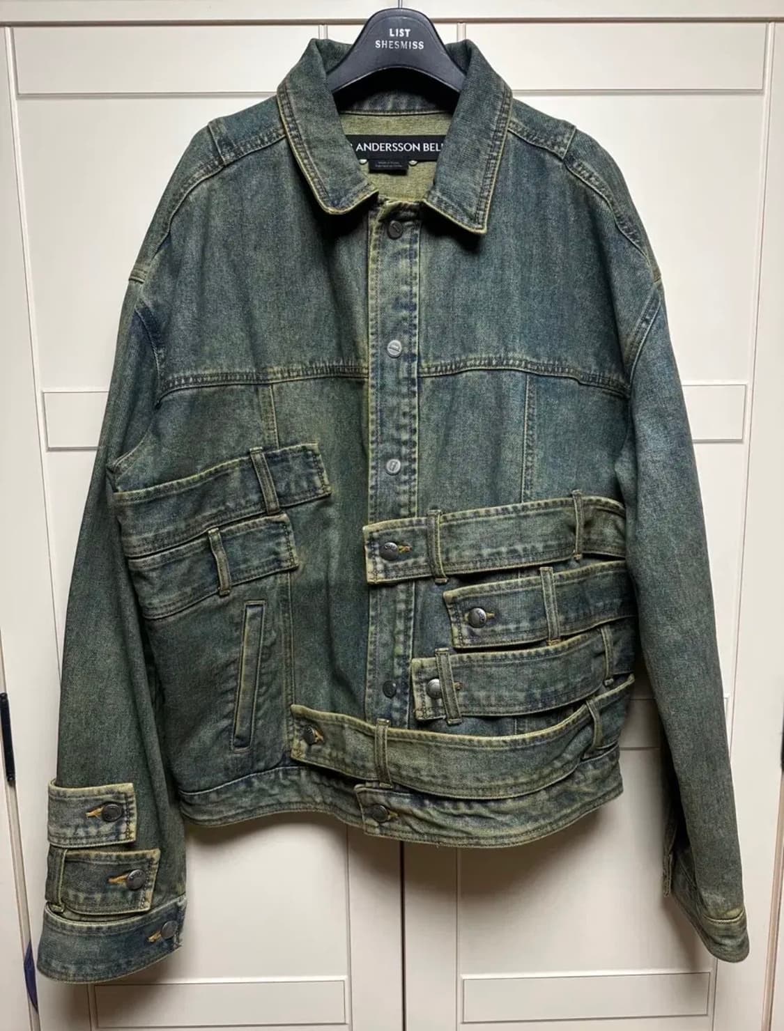 앤더슨벨 밴드 웨이스트 데님자켓 상품이미지1