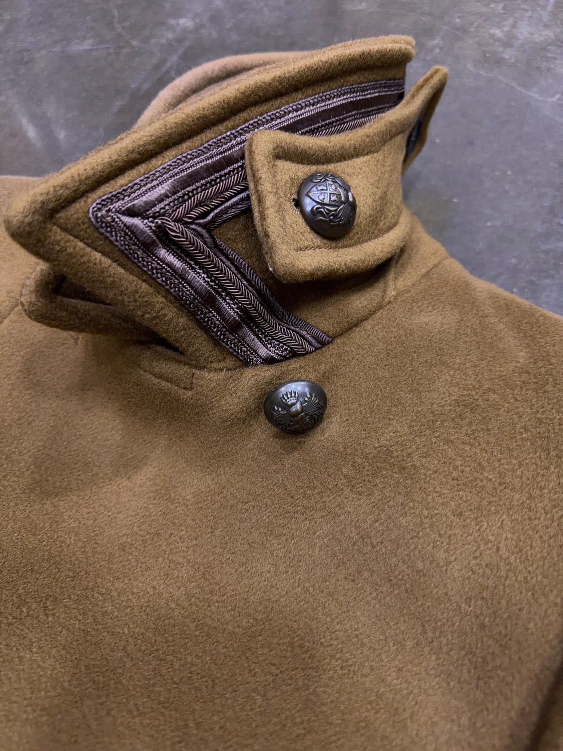 타임옴므 클래식 피코트 울 캐시미어 블렌드 카멜 95 상품이미지8