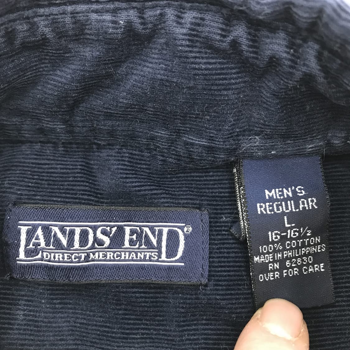 랜즈엔드 LANDS' END 코듀로이셔츠 [L] 상품이미지4