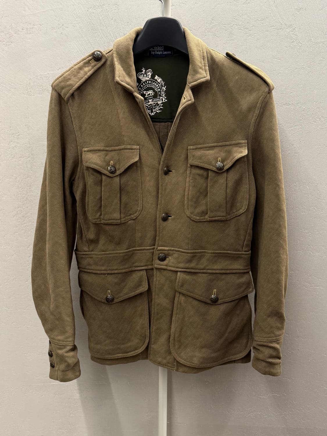 POLO 폴로 랄프로렌 테리 헤비코튼 밀리터리 자켓 S 상품이미지2