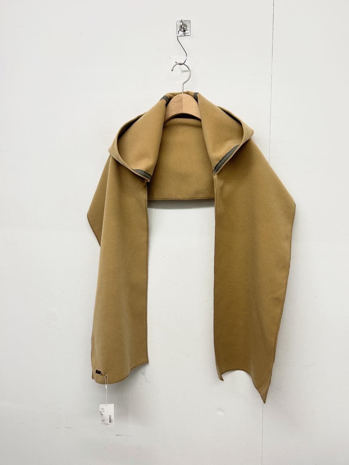 DECHO 데쵸 후드 머플러 캐멜 상품이미지2