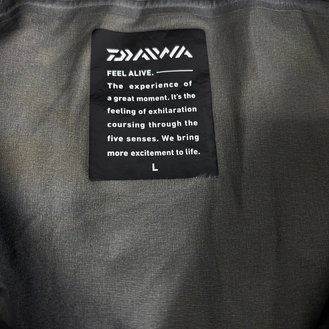 L 다이와 DAIWA 블랙 투웨이 고어텍스 프로쉘 바람막이 자켓 상품이미지5