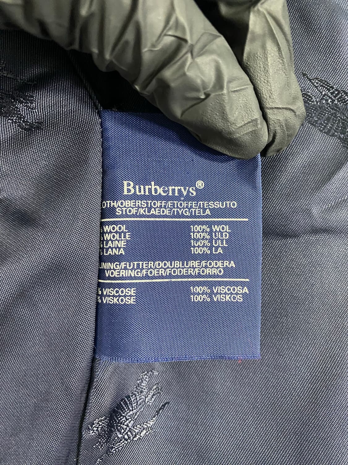 버버리 울 금장 투버튼 블레이저 자켓 <566> 상품이미지7