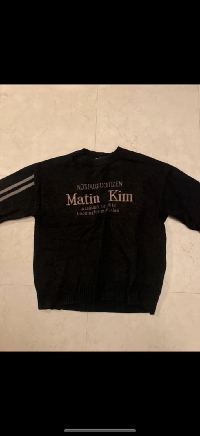 마뗑킴 차콜 니트 F 상품이미지2