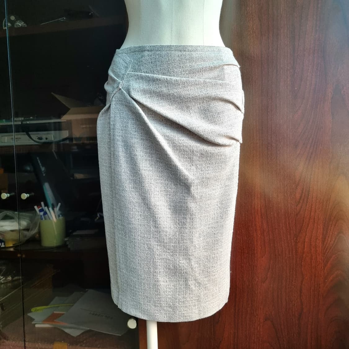 한섬 MINE 마인 울35혼방 이태리원단 스커트 (26인치) 상태완벽 상품이미지1