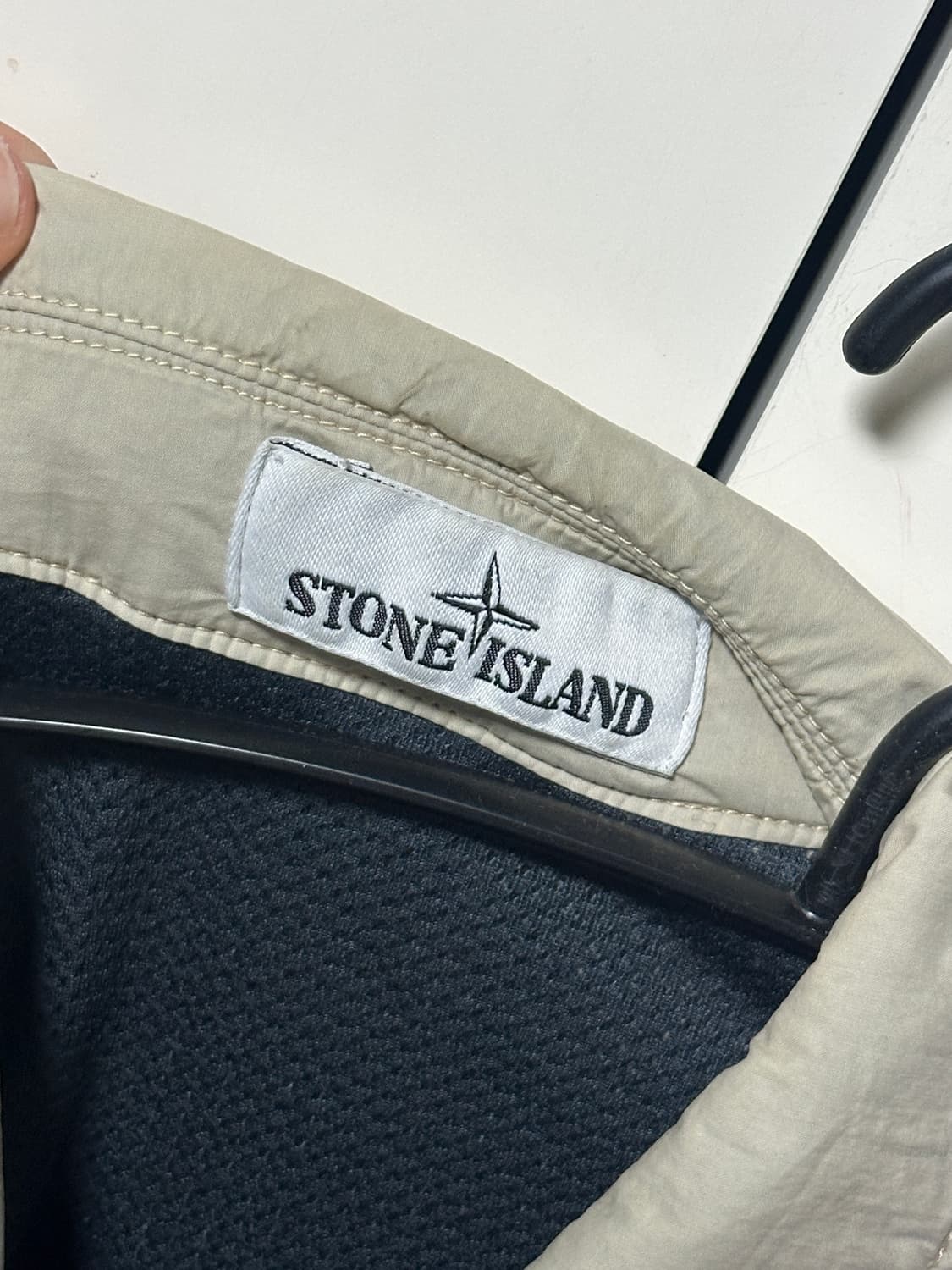 (정품)스톤아일랜드 코튼 나일온 오버 셔츠 L 상품이미지3