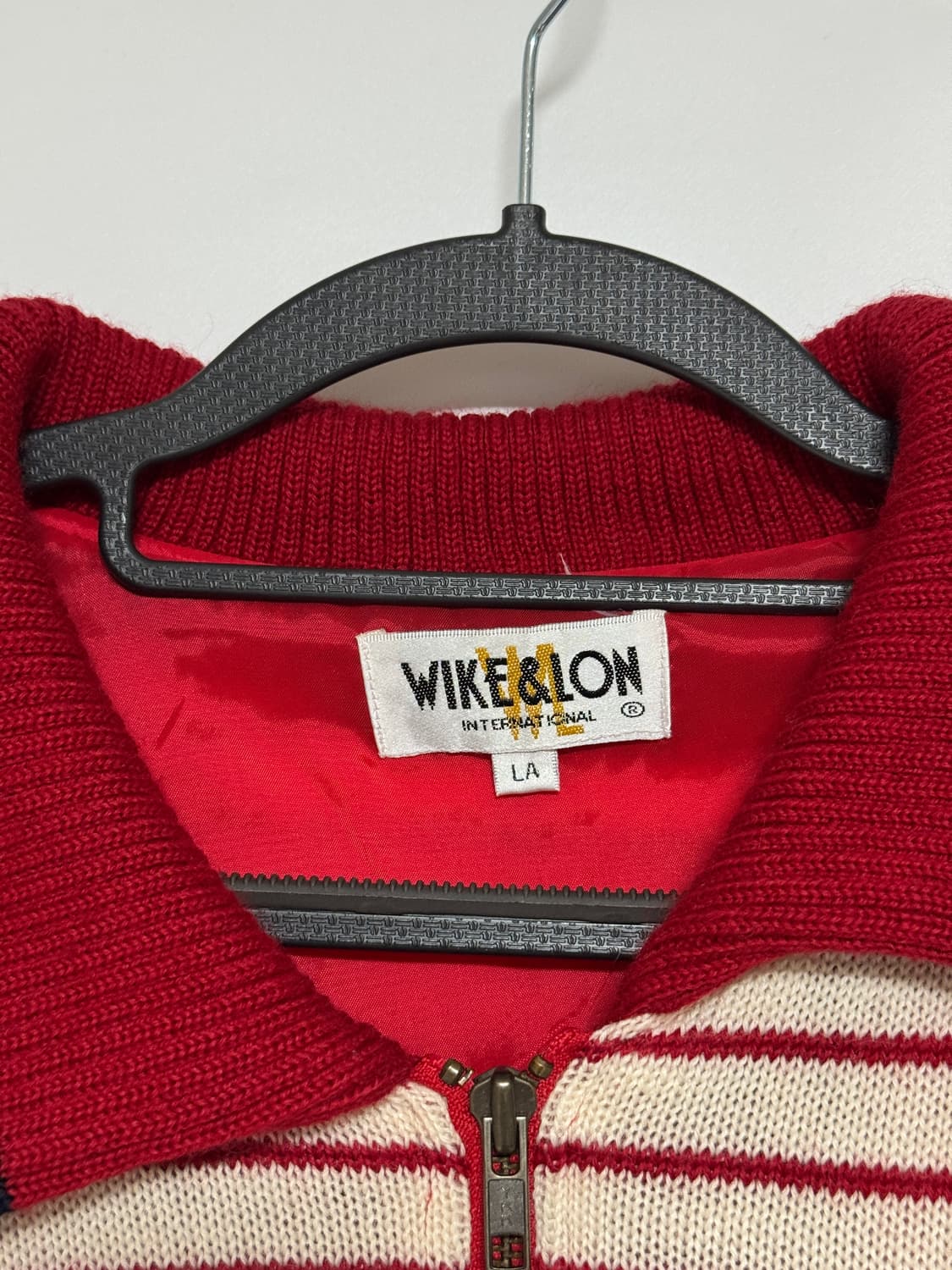 미국감성 Wike&Lon 아이스하키 니트 집업 105 상품이미지3