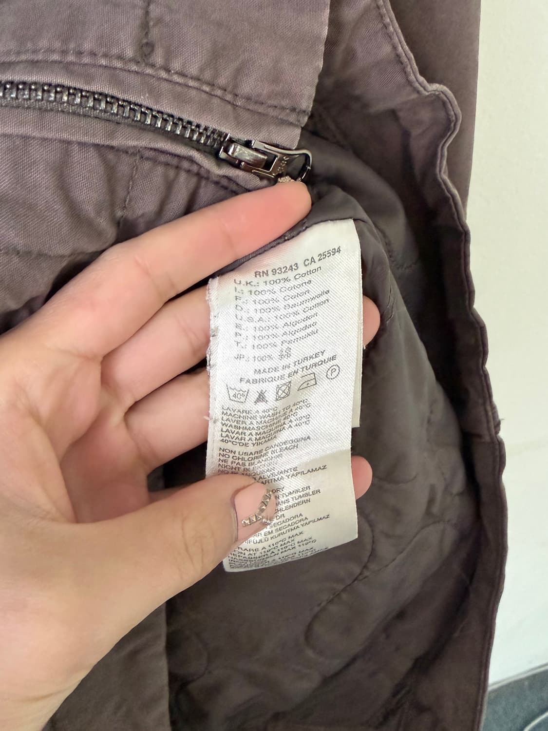 00s 디젤 가먼트 워시드 파카 상품이미지5