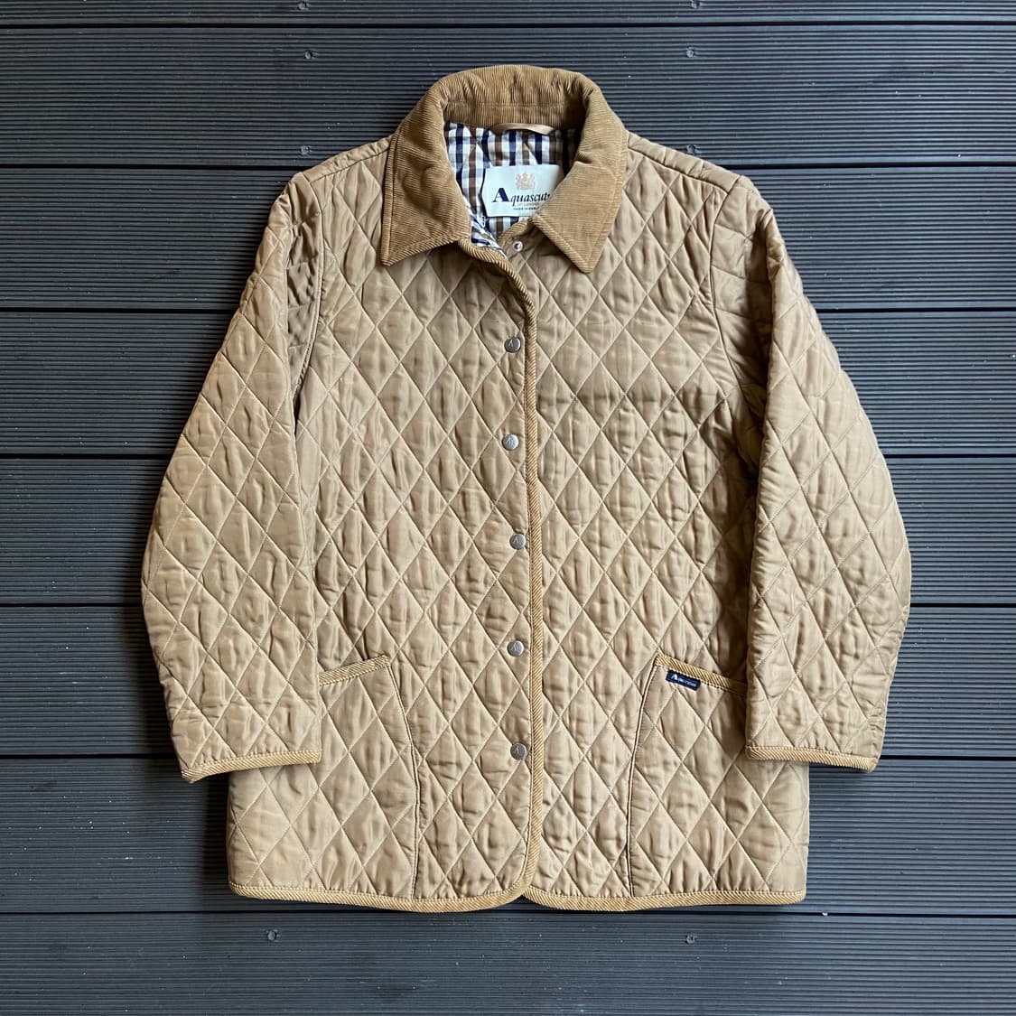 아쿠아스큐텀 실크 퀼팅 자켓 (103) 상품이미지1