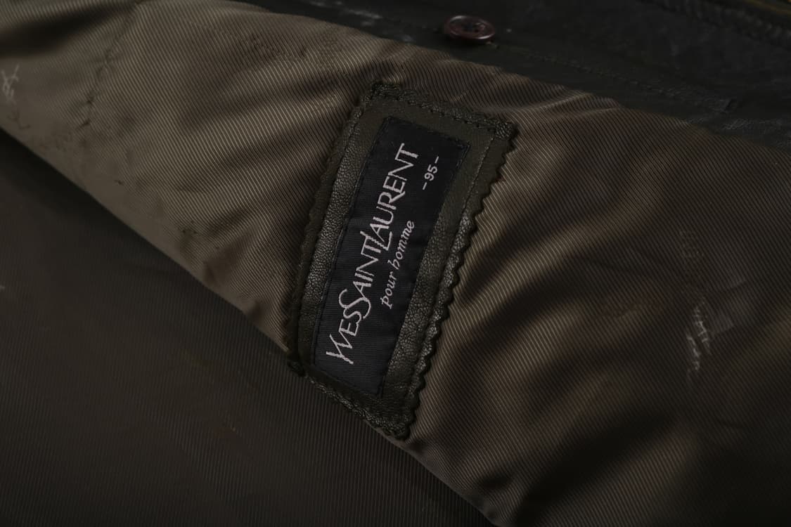 [M] 90's 입생로랑 양가죽 집업 자켓 상품이미지6