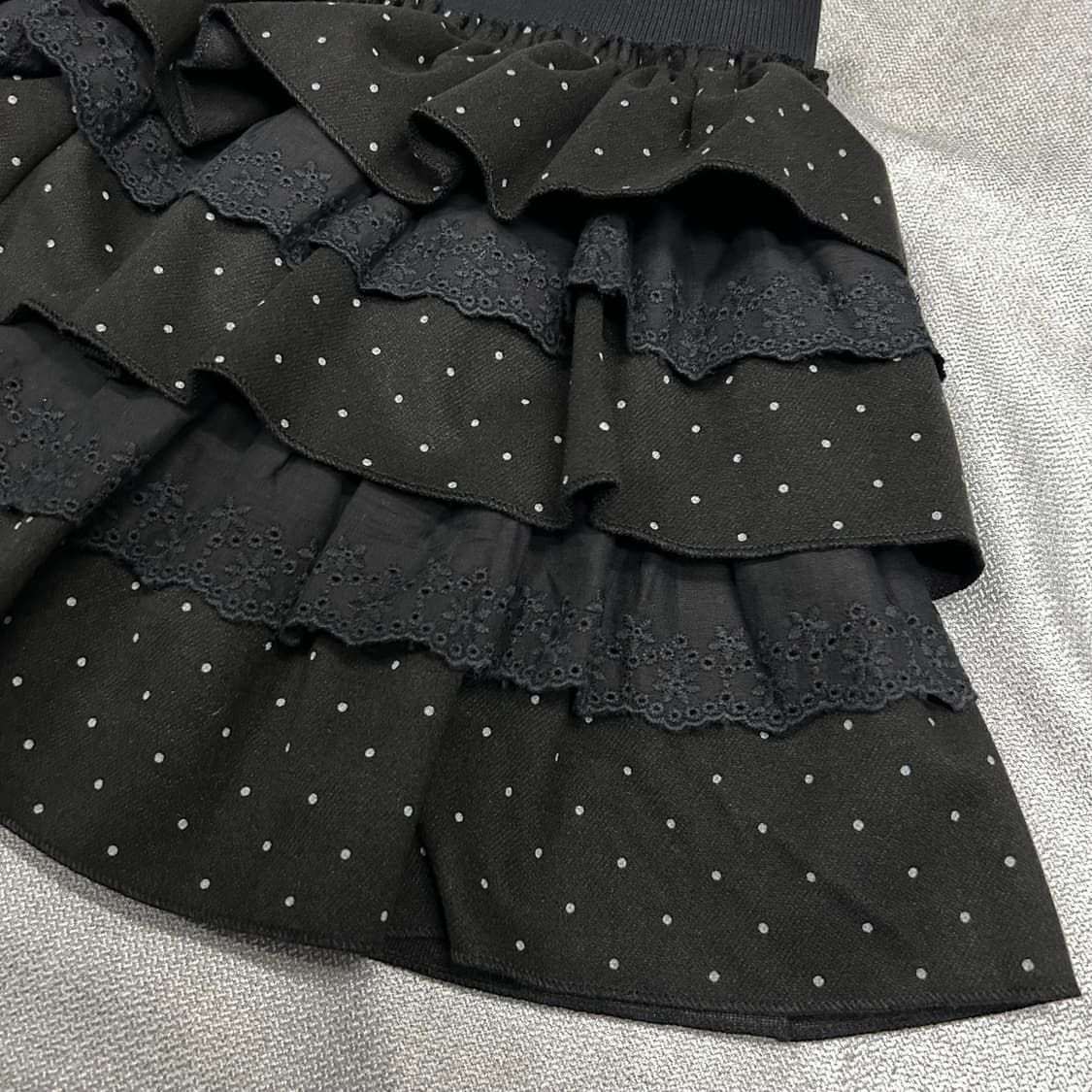 Dot CanCan Mini Skirt 상품이미지3